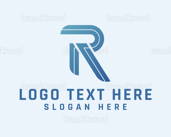 Modern Business Company Letter R Logo