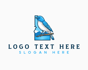 Outdoor - Idaho Mountain Bluebird logo design