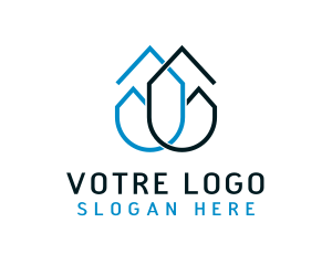 Broker - Residential House Contractor logo design