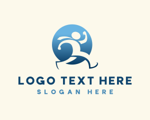 Creative - Walking Human Employee logo design