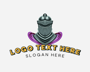 Streamer - Knight Soldier Gaming logo design