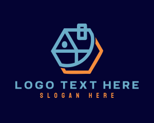 Storage - Hexagon House Property logo design