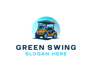 Golf - Golf Sports Cart logo design
