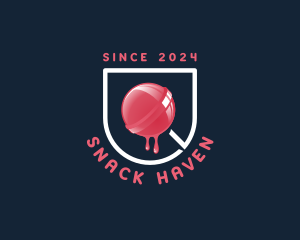 Sweet Lollipop Candy logo design