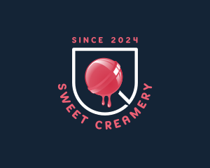 Sweet Lollipop Candy logo design