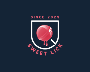 Sweet Lollipop Candy logo design