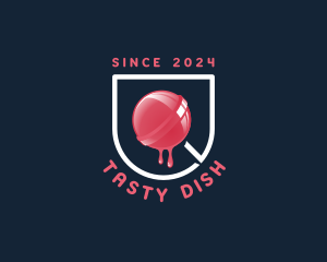 Sweet Lollipop Candy logo design