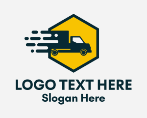 Fast - Delivery Trucking Distributor logo design