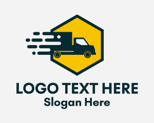 Dump Truck - Delivery Trucking Distributor logo design