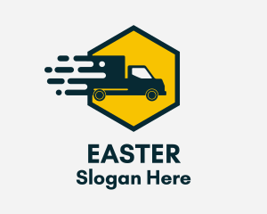 Driver - Delivery Trucking Distributor logo design