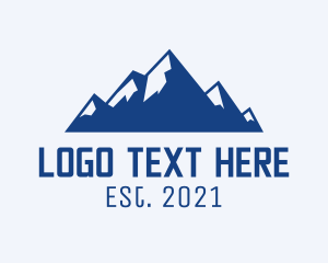 Destination - Mountain Tour Peak logo design