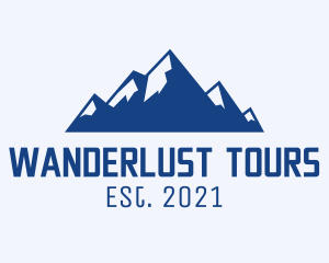 Mountain Tour Peak  logo design