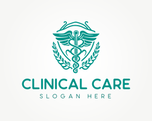 Medical Shield Emblem  logo design