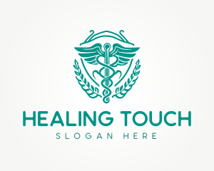 Medical Shield Emblem  logo design