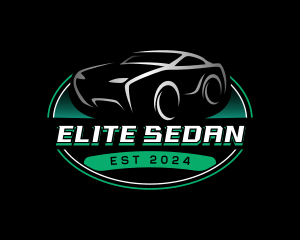 Sedan Car Mechanic logo design