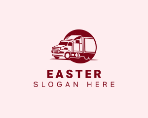 Logistic Freight Truck Logo