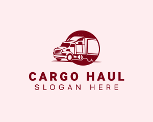 Logistic Freight Truck logo design