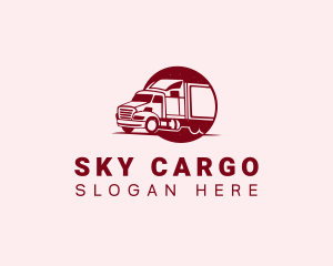 Logistic Freight Truck logo design