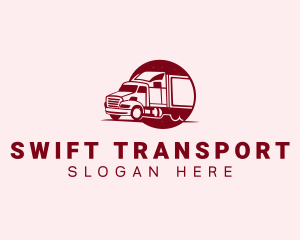 Logistic Freight Truck logo design