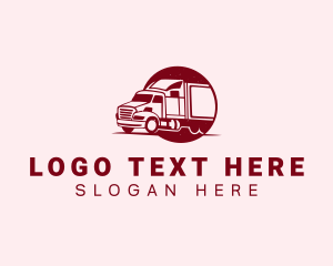 Logistic Freight Truck Logo