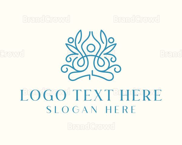 Holistic Yoga Health Logo