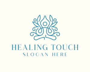 Holistic Yoga Health logo design