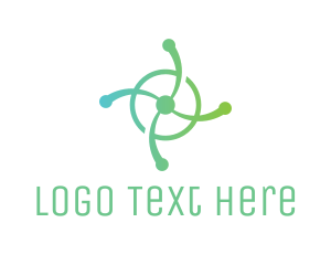 Green - Propeller Tech Circle logo design