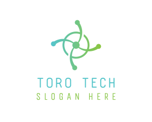 Propeller Tech Circle logo design