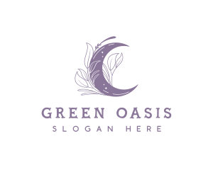 Plants - Crescent Moon Plants logo design