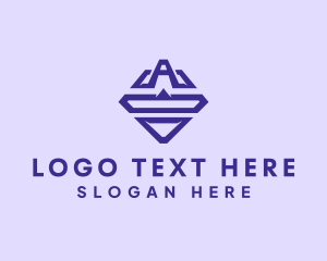 Publishing Pencil Letter A logo design