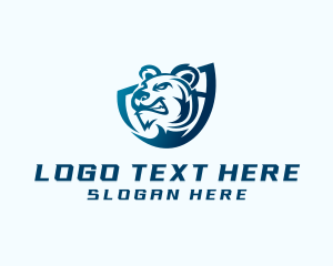 Angry - Wild Bear Gaming logo design