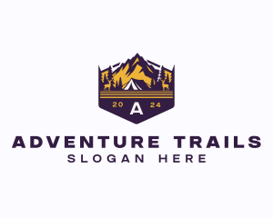 Adventure Mountain Camp logo design