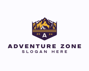 Adventure Mountain Camp logo design