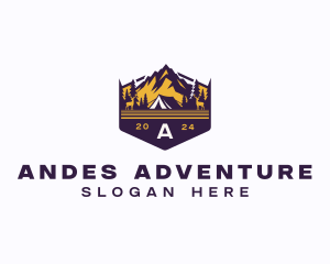 Adventure Mountain Camp logo design