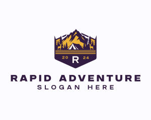 Adventure Mountain Camp logo design