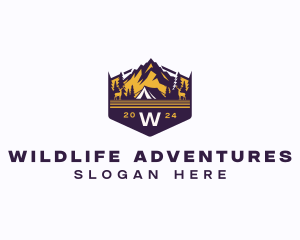 Adventure Mountain Camp logo design