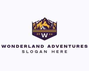 Adventure Mountain Camp logo design