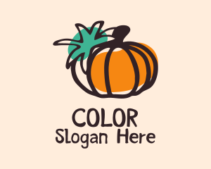 Pumpkin Vegetable Garden  Logo