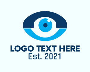 Optometrist - Phone Eye Clinic logo design