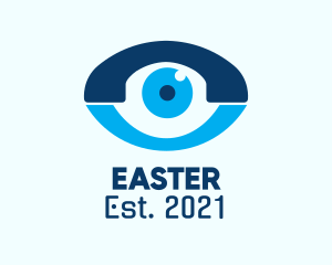 Ophthalmologist - Phone Eye Clinic logo design
