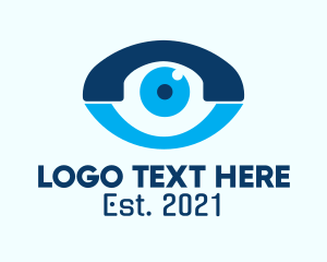 Dial - Phone Eye Clinic logo design
