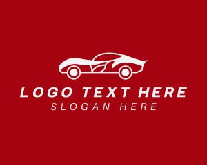 Sports Car Vehicle Logo