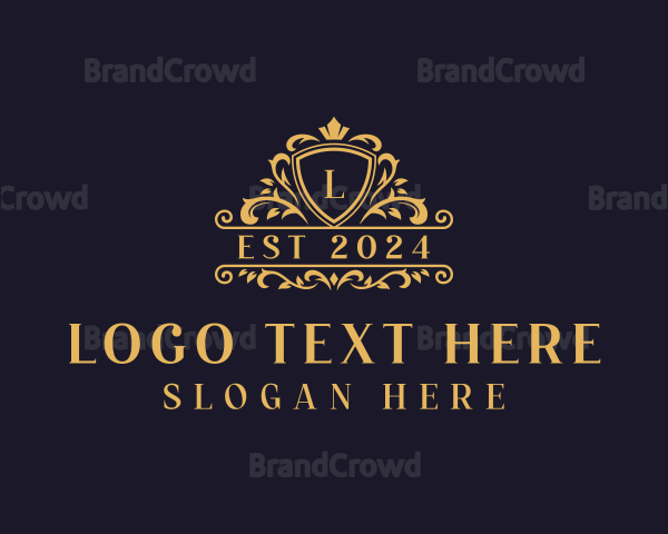 Luxury Floral Wedding Logo