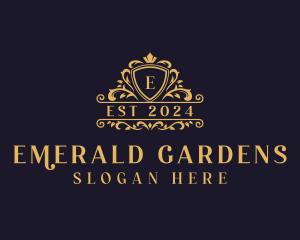 Luxury Floral Wedding logo design