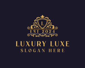 Luxury Floral Wedding logo design