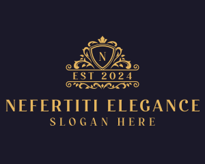 Luxury Floral Wedding logo design