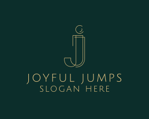 Elegant Boutique Letter J logo design