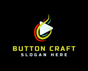 Button - Digital Play Button logo design