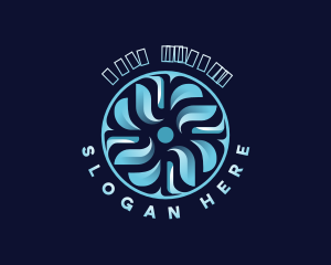 Thermal - HVAC Fan Temperature logo design