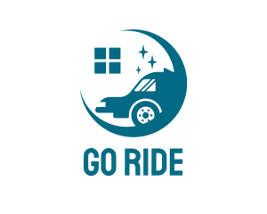 Ride-sharing - Auto Vehicle House logo design